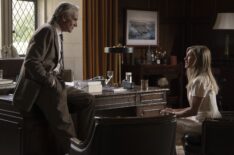 Jeremy Irons and Jennifer Aniston in 'The Morning Show' Season 4