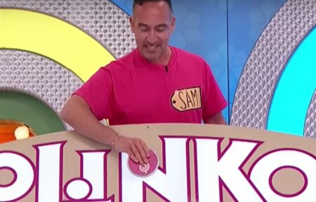 The Price Is Right player Sam playing Plinko on May 29, 2025