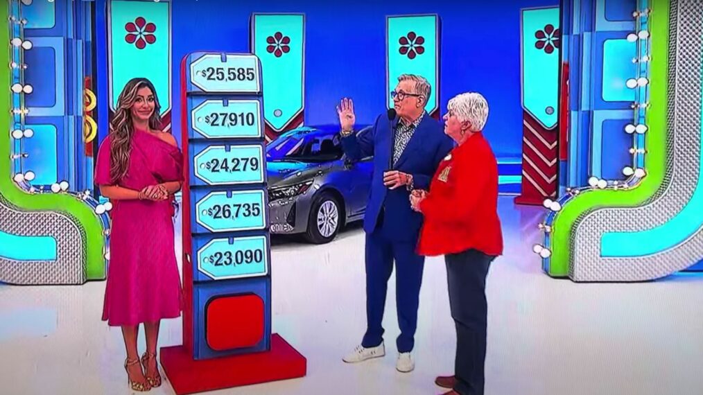 The Price Is Right contestant Catherine playing Five Price Tags on 5/1/2025