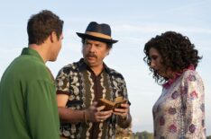 Adam DeVine, Danny McBride, and Edi Patterson in 'The Righteous Gemstones' series finale