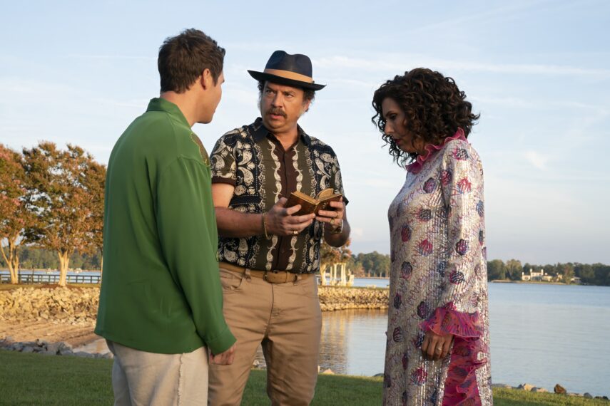 Adam DeVine, Danny McBride, and Edi Patterson in 'The Righteous Gemstones' series finale