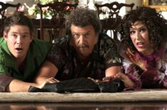 Adam DeVine, Danny McBride, and Edi Patterson in 'The Righteous Gemstones' series finale