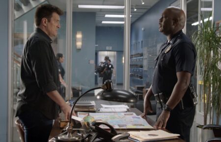 Nathan Fillion as Nolan, Richard T. Jones as Grey — 'The Rookie' Season 7 Finale