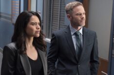 Alyssa Diaz as Angela, Shawn Ashmore as Wesley — 'The Rookie' Season 7 Finale 'The Good, the Bad, and the Oscar'