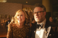 Catherine O'Hara and Seth Rogen in 'The Studio' Season 1 Episode 8, 'Golden Globes'