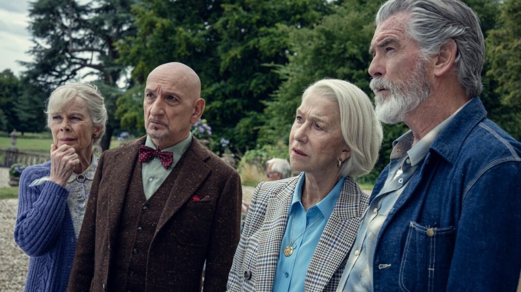 Celia Imrie, Sir Ben Kingsley, Helen Mirren, Pierce Brosnan — 'Thursday Murder Club'
