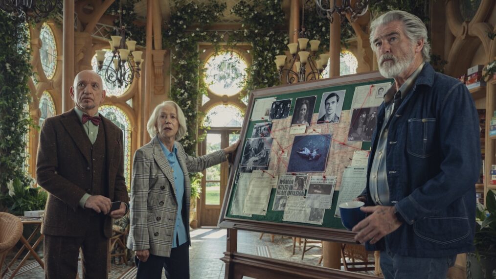 Sir Ben Kingsley, Helen Mirren, Pierce Brosnan — 'Thursday Murder Club'
