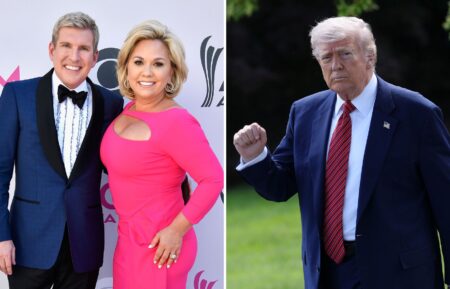 Todd and Julie Chrisley at the ACM Awards; President Trump