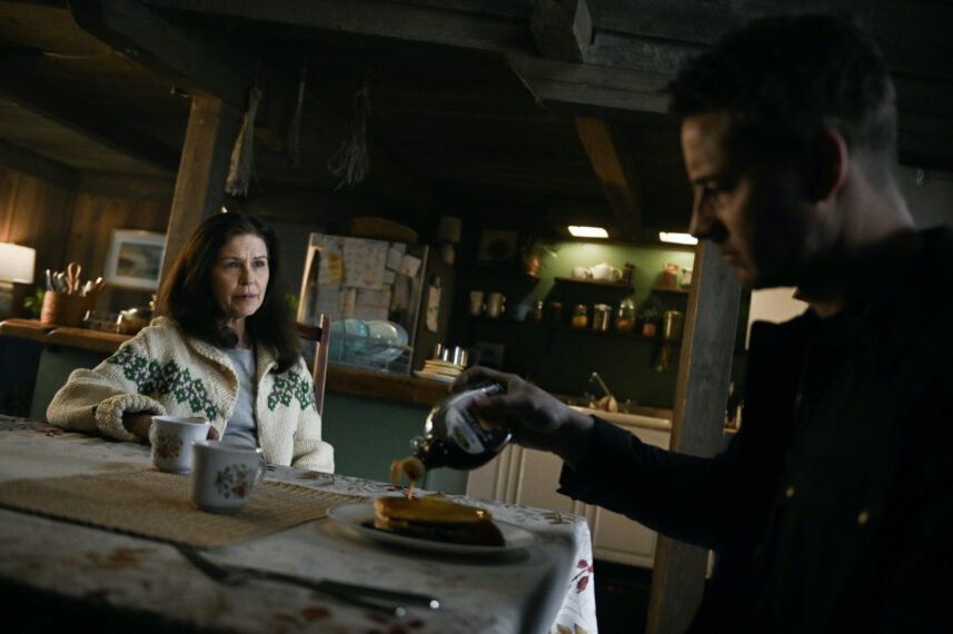 Wendy Crawford as Mary Dove Shaw and Justin Hartley as Colter Shaw — 'Tracker' Season 2 Finale 'Echo Ridge