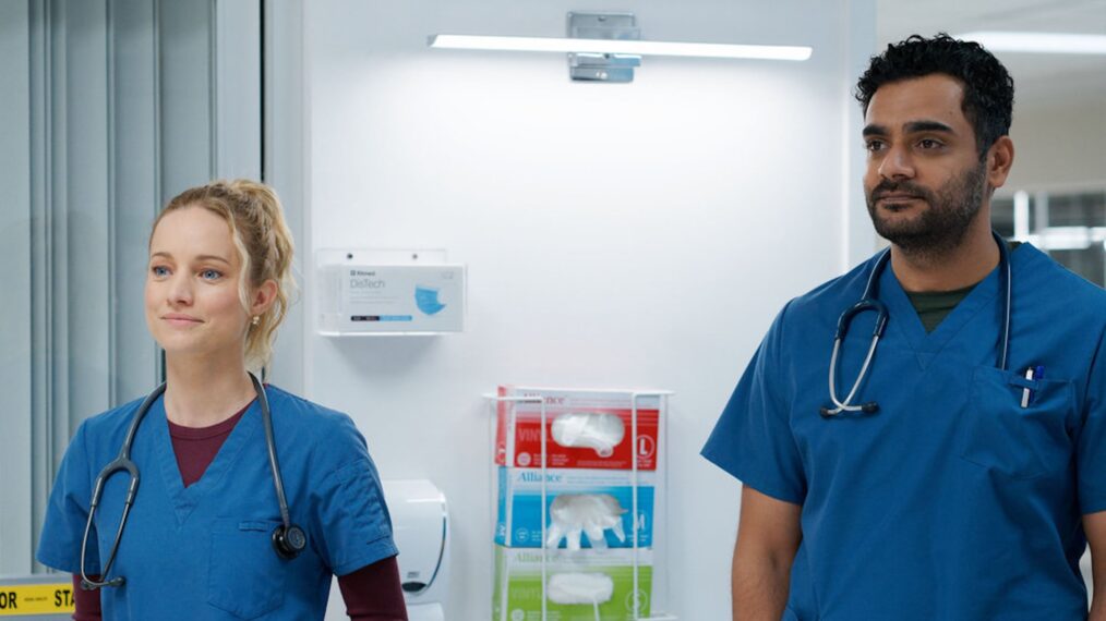 Laurence Leboeuf as Dr. Magalie Leblanc, Hamza Haq as Dr. Bashir Hamed — 'Transplant' Season 4 Premiere