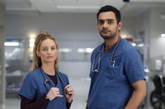 Laurence Leboeuf as Dr. Magalie Leblanc, Hamza Haq as Dr. Bashir Hamed — 'Transplant' Season 3