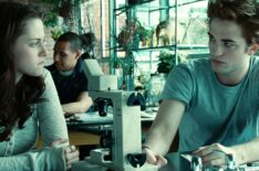 Kristen Stewart and Robert Pattinson as Bella and Edward in 'Twilight'