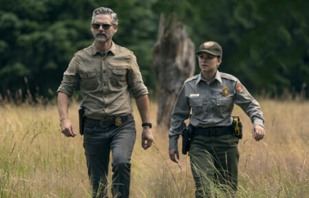 Eric Bana as Kyle Turner, Lily Santiago as Naya Vasquez — 'Untamed' Season 1 Episode 2