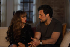 Vanessa Morgan as Max Mitchell and Giacomo Gianniotti as Detective Cole Ellis
