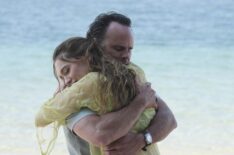 Walton Goggins and Aimee Lou Wood on White Lotus