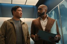 Randall Park as Moriarty and Morris Chestnut as Dr. John Watson — 'Watson' Season 1 Episode 12 'Your Life's Work, Part 1'