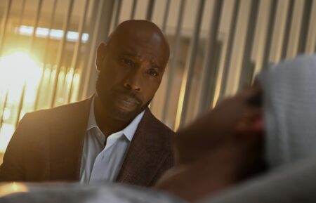 Morris Chestnut as Dr. John Watson and Peter Mark Kendall as Dr. Adam Croft — 'Watson' Season 1 Finale