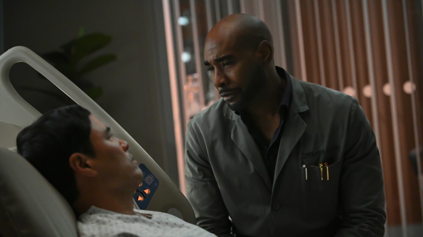 Randall Park as Moriarty and Morris Chestnut as Dr. John Watson — 'Watson' Season 1 Finale 
