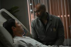 Randall Park as Moriarty and Morris Chestnut as Dr. John Watson — 'Watson' Season 1 Finale 'Your Life's Work, Part 2'