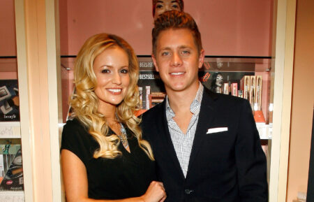 Jef Holm and Emily Maynard attend Benefit Cosmetics Beauty Best Or Bust Party