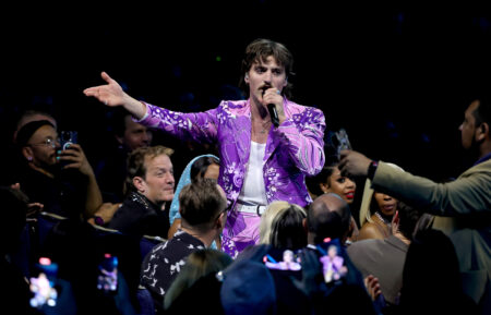 Benson Boone performs onstage during the 2025 American Music Awards