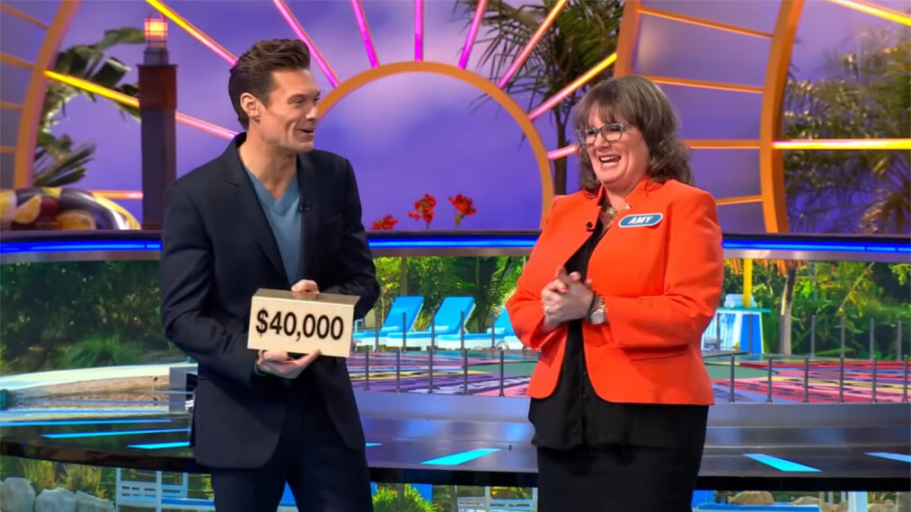 Contestant Amy Johnston on the May 21, 2025, episode of 'Wheel of Fortune'