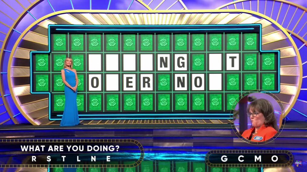 Wheel of Fortune contestant Amy Johnston solving the Bonus Round on May 21, 2025