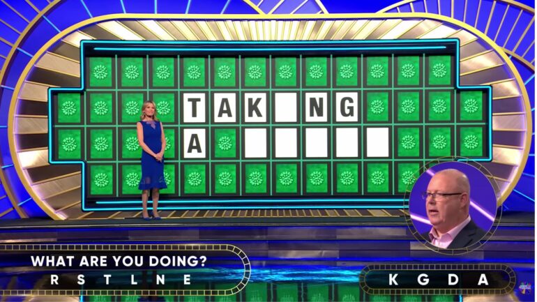 Wheel of Fortune contestant solving the Bonus Round puzzle on May 12,2025