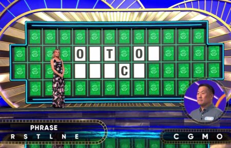 Sam Oh solving the Bonus Round puzzle on Wheel of Fortune on May 13, 2025