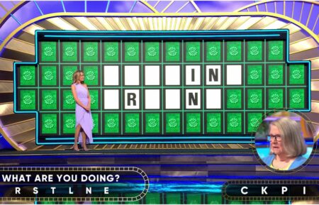 Wheel of Fortune contestant Vicki Rowe solving the Bonus Round on May 7, 2025