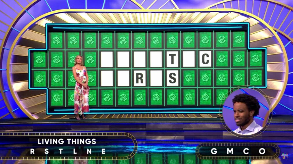 Wheel of Fortune contestant Byron Bernard solving the Bonus Puzzle on April 30, 2025