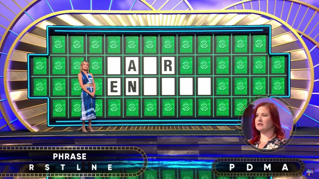 Wheel of Fortune contestant Jocelyn Dannebaum-Jackson solving the Bonus Round on Monday, May 26, 2025