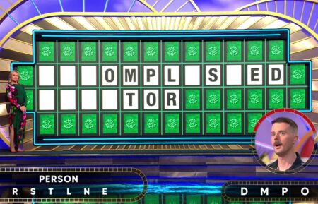 Wheel of Fortune contestant Kyle MacDonald solving the Bonus Round on May 8, 2025