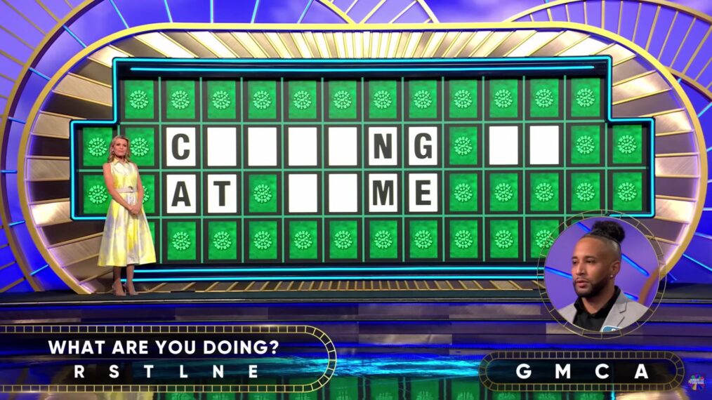 Wheel of fortune contestant Ray Wilson solving the Bonus Puzzle on May 29, 2025