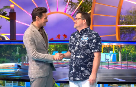 Ryan Seacrest and contestant Chad Benner on the May 20, 2025, episode of 'Wheel of Fortune'