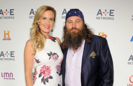 TV personalities Korie Robertson (L) and Willie Robertson attend 2015 A+E Networks Upfront