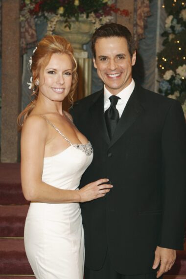 Christian LeBlanc, Tracey Bregman on 'The Young and the Restless' set