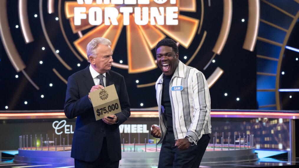 CELEBRITY WHEEL OF FORTUNE - “Sam Richardson, Regina Hall and Randall Park” - Celebrity contestants spin to win for charity with Sam Richardson (The Detroit Creativity Project), Regina Hall (Scleroderma Research Foundation) and Randall Park (KultureCity). Pat Sajak hosts alongside Vanna White. WEDNESDAY, MAY 21 (8:00-9:00 p.m. EDT) on ABC. (Disney/Eric McCandless)