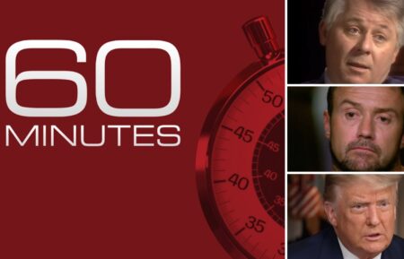 '60 Minutes' logo, Jeffrey Wigand, Dylan Davies, Donald Trump