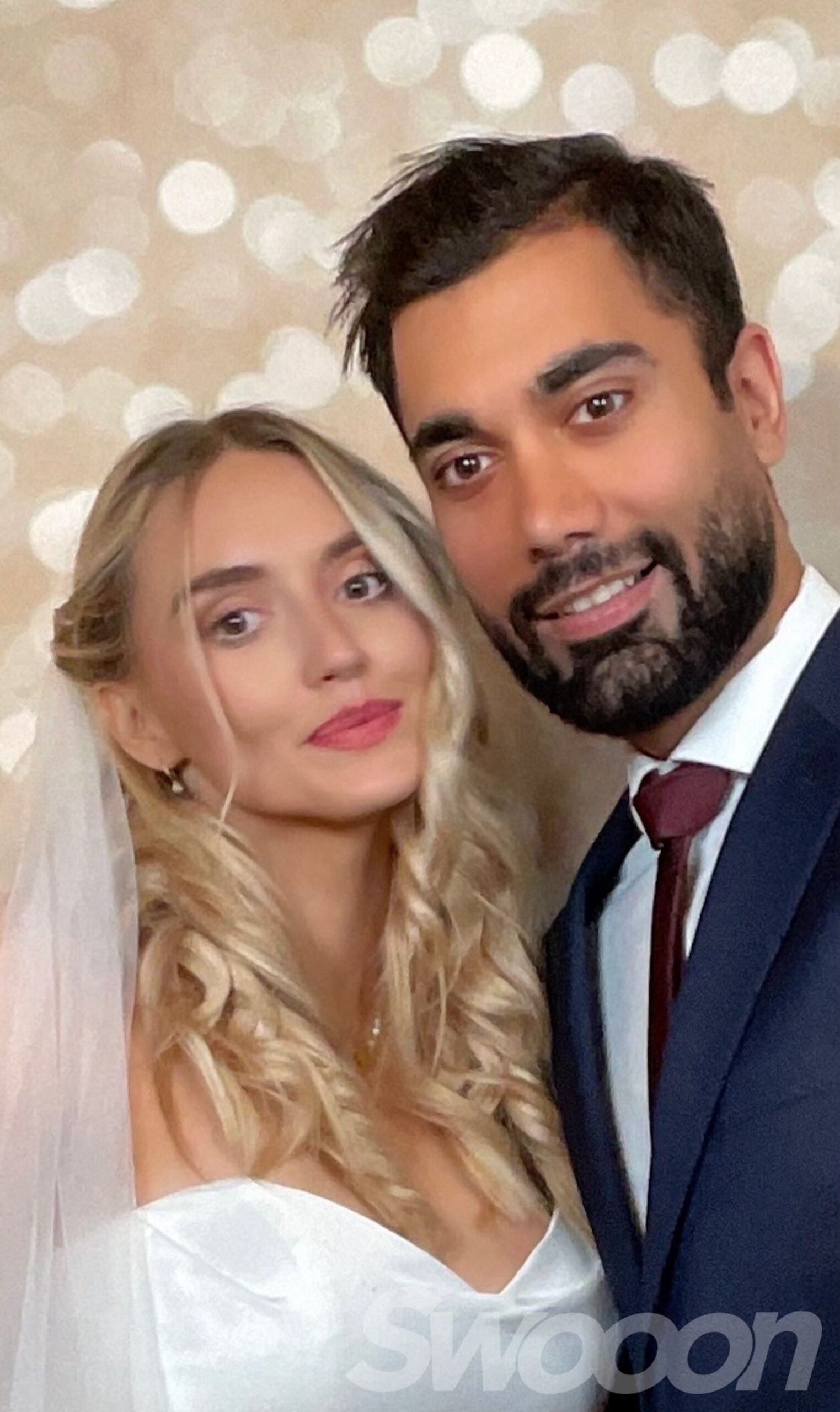 '90 Day Fiance's Mahdi Al-Saadi and Stevi Nichole at their reception