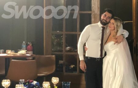 '90 Day Fiance's Stevi and Mahdi on their wedding day