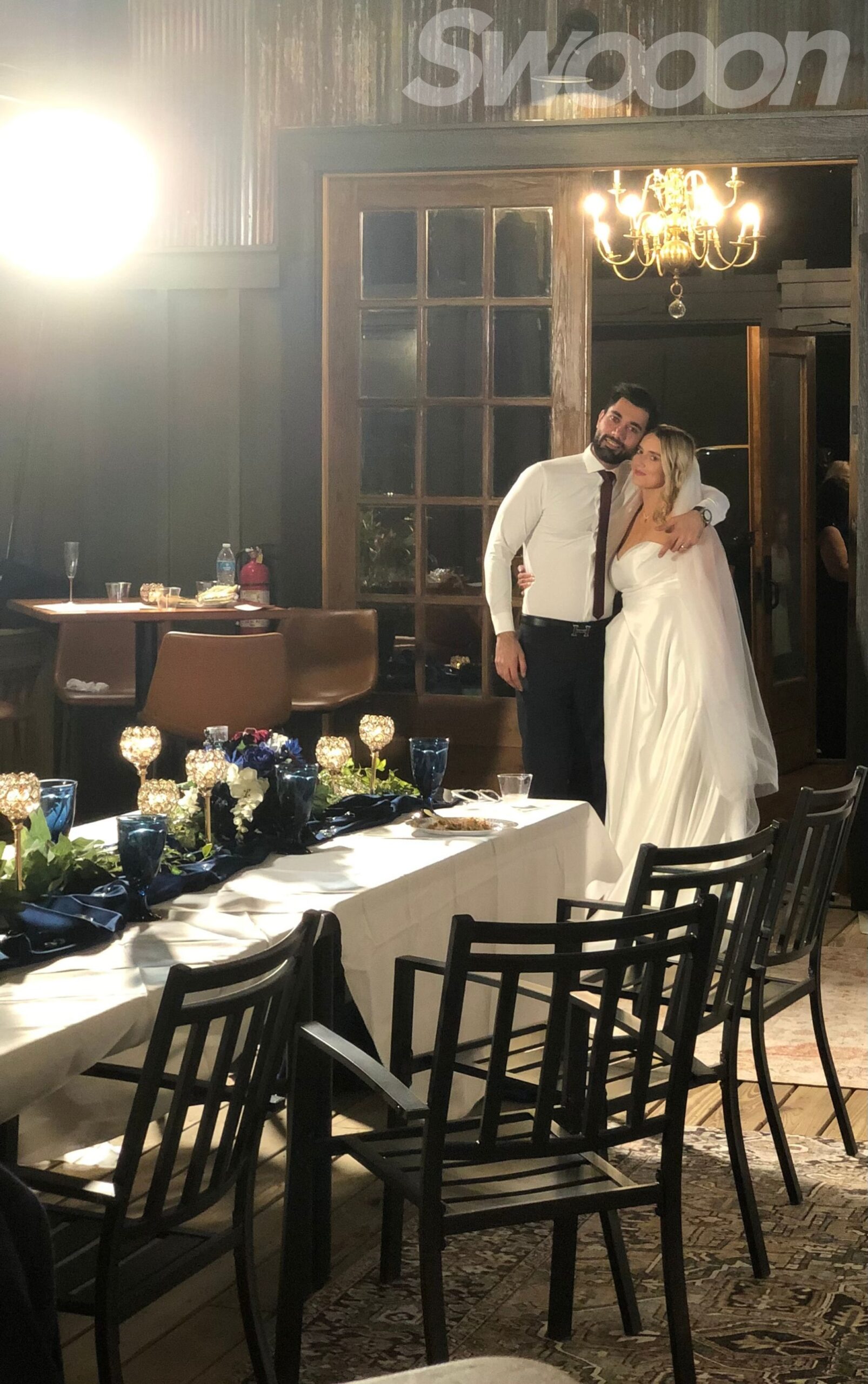 '90 Day Fiance's Mahdi Al-Saadi and Stevi Nichole at their wedding