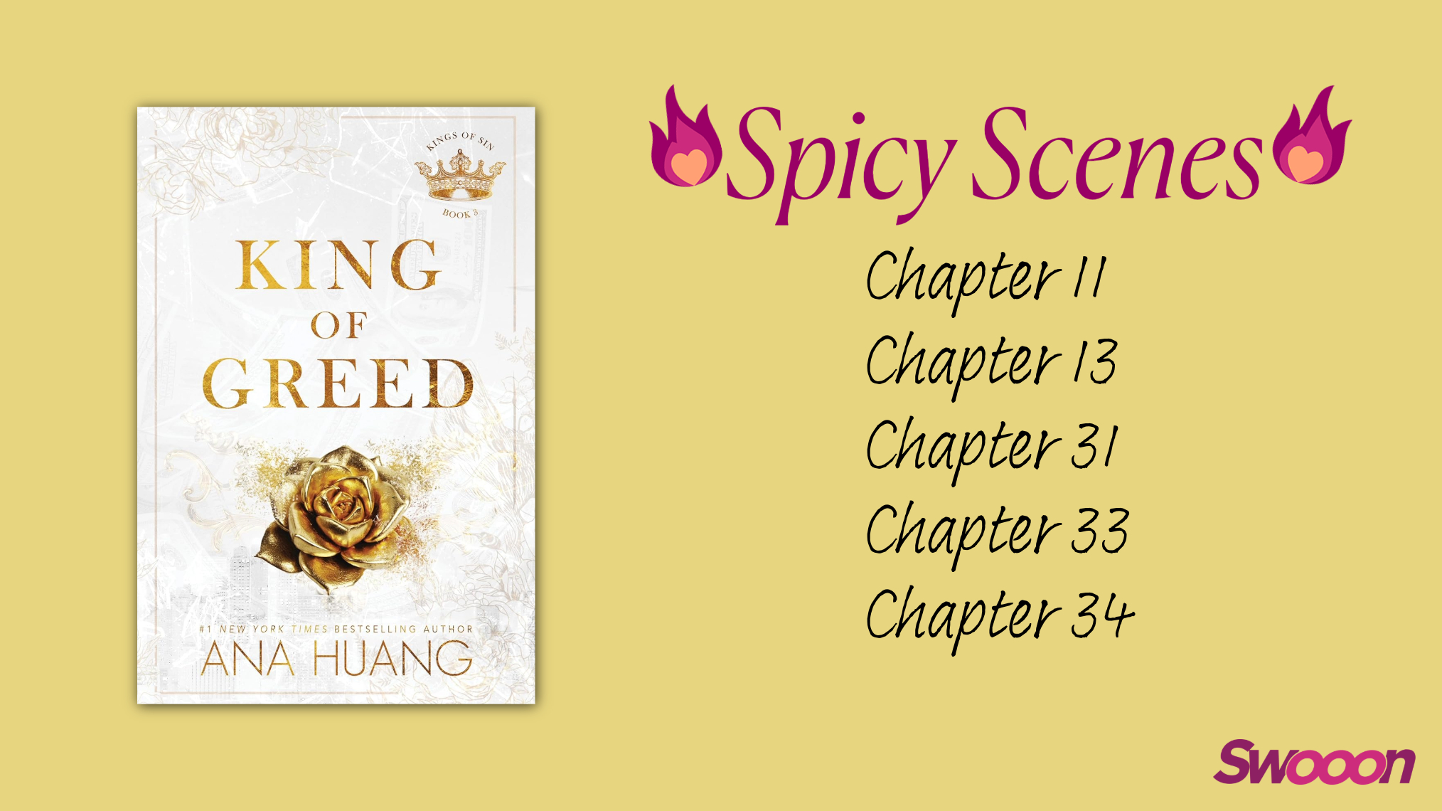 Ana Huang Spice Rankings-King of Greed
