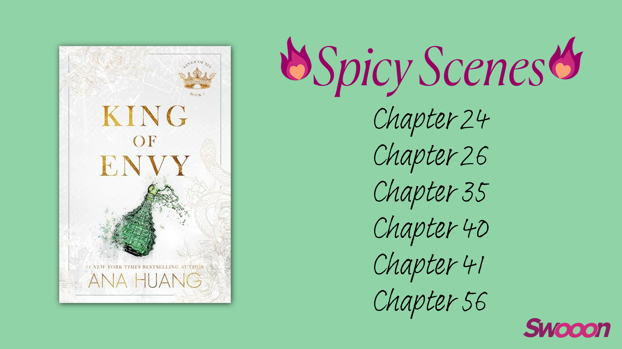 Ana Huang Spice Rankings-King of Envy