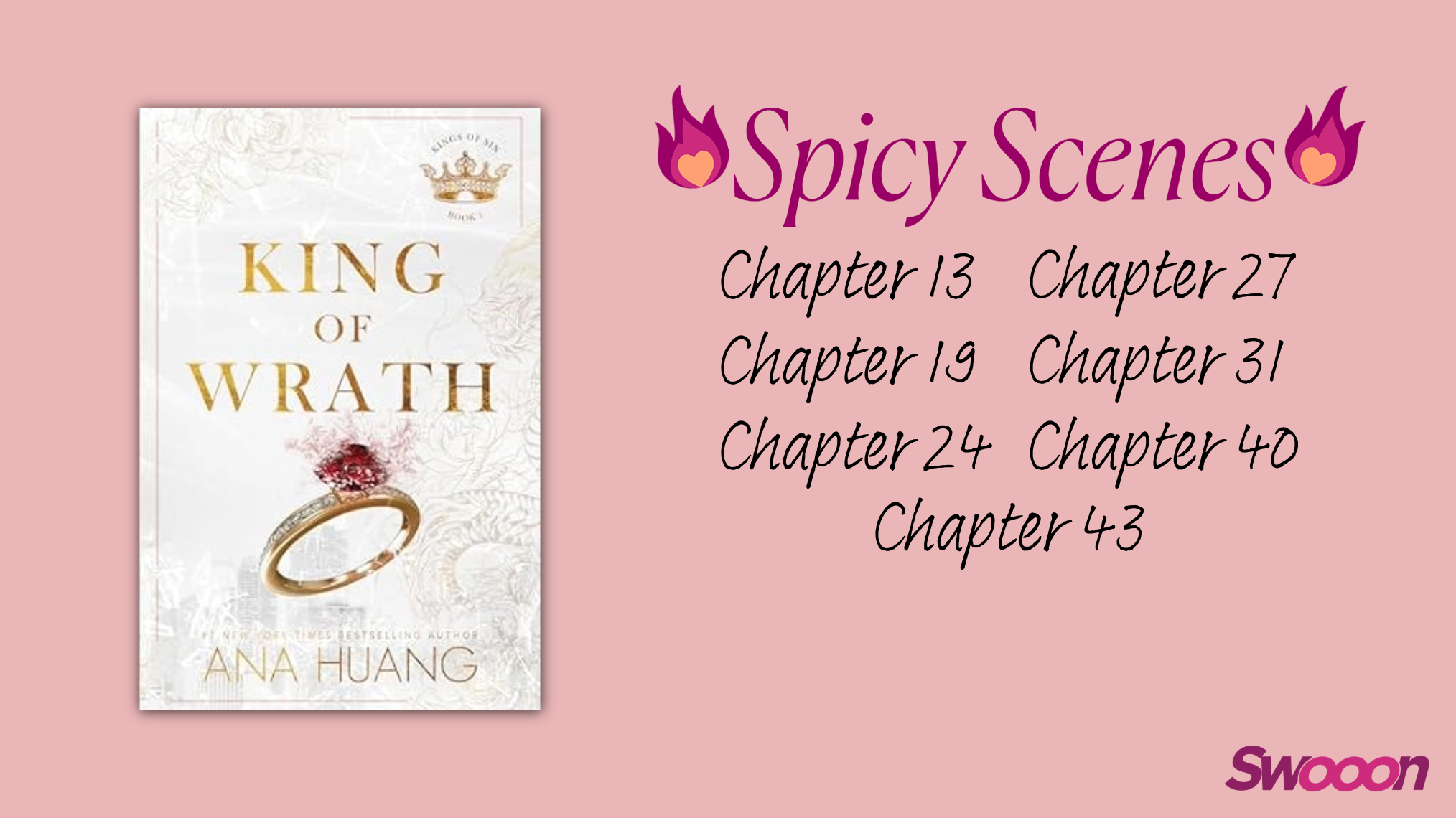 Ana Huang Spice Rankings-King of Wrath