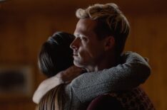 Lara Pulver as Bella Harrigan and Anson Boon as Eddie Harrigan in Mobland - episode 10, season 1