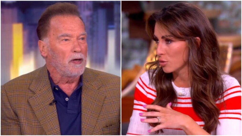 Arnold Schwarzenegger and Alyssa Farah Griffin on The View