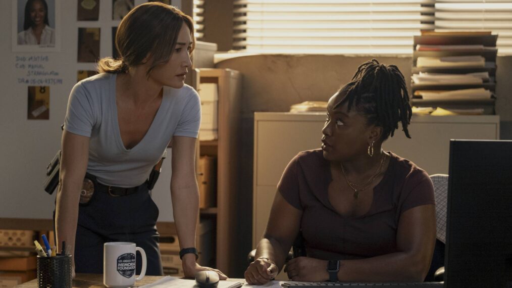 Maggie Q (Renée Ballard) and Courtney Taylor (Zamira Parker) in 'Ballard'