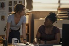 Maggie Q (Renée Ballard) and Courtney Taylor (Zamira Parker) in 'Ballard'