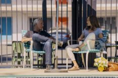 Titus Welliver (Bosch) and Maggie Q (Renée Ballard) in 'Ballard'